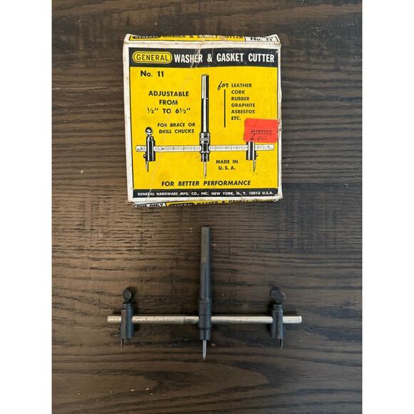 Vintage General No. 11 Washer & Gasket Cutter – Made in USA - in box - Picture 1 of 9